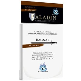 Paladin Premium American Special Clear Gloss Sleeves, 54 mm x 86 mm