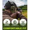 ZOHAN UPGRATED EM054 Electronic Shooting Ear Protection with 5 Replaceable