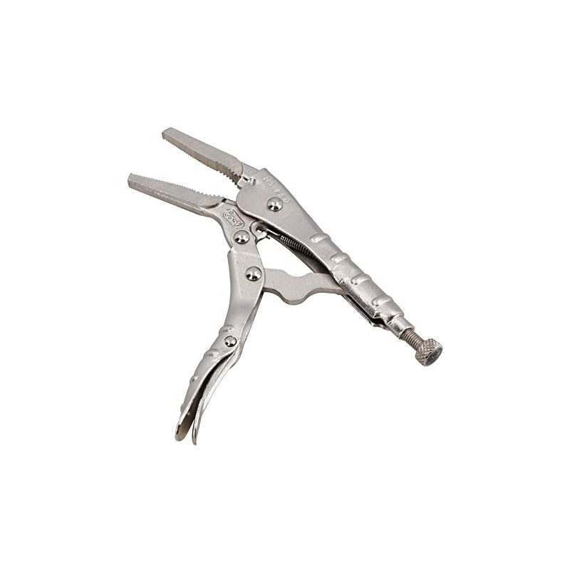 6.5” (165mm) Long Nose Straight Locking Pliers Mole Grips with