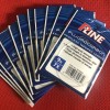 P-LINE Fluorocarbon Tapered Leader 9ft 7X 2lb (3-Packs) Fly Fishing