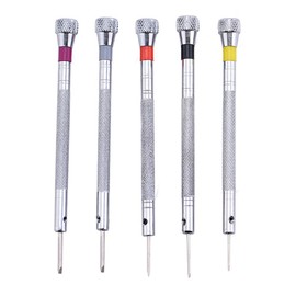 5 pc Precision Screwdriver Set for Eyeglasses Jewelry Watch Repair Tools / 5 Extra Blades