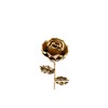 Eternal rose made of wrought iron - hand-forged (gold)