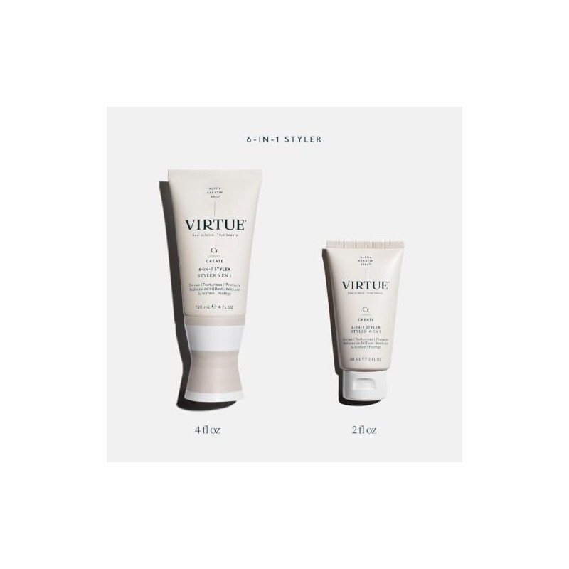 Virtue Create 6-in-1 Styling Cream, Heat Protectant, Frizz-Control