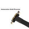 XRIKUI Dual 90Degree Right Angle PCIe 3.0 x1 Extension Cable