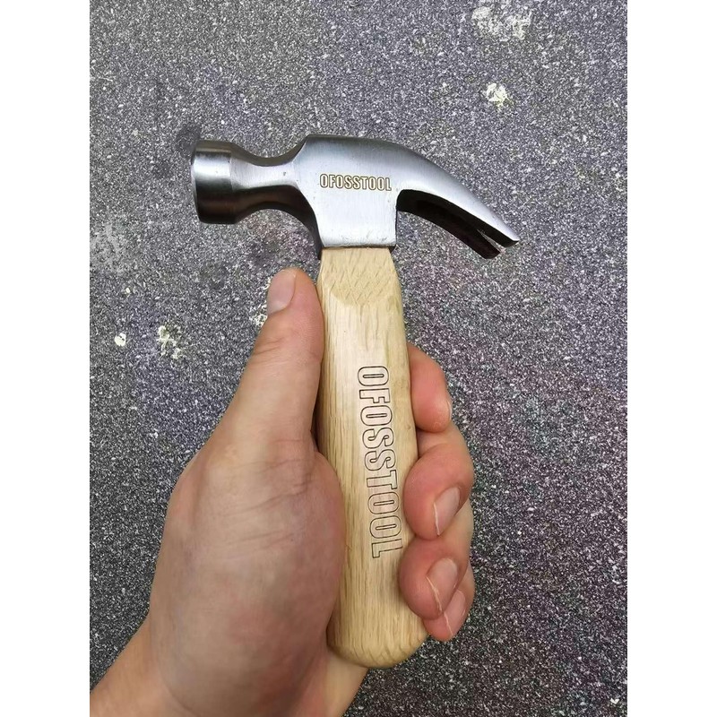 Claw Hammer Small Mallet Hammer with Wood Handle and Alloy