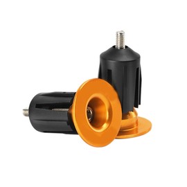 Mirhua Bicycle Bar End Plug Accessory, Bar End Cap, Aluminum Alloy Material, Bike Handle, 1 Pair, Lightweight, Anti-slip, Durable, Gold