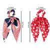 4th Of July Hair Scrunchies Rubber Bands Hair Bands For