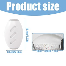 LQIOACU 1 Stück Fusselentferner Fusselrasierer Tierhaarentferner Lint Remover (Weiß)