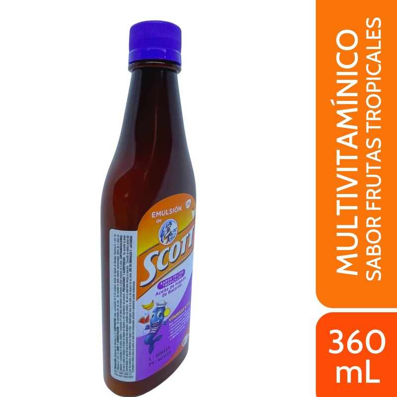 Emulsion de Scott Frutas Tropicales (tropical fruit) (360 ml)