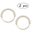 Zasvec Bag Handles Metal 2 Pieces Handbag Handles Replacement Metal