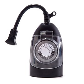 Outdoor Timer with 2 Outlet 15 amp for Christmas Lights, Lawn Decorations, Fountains and much more