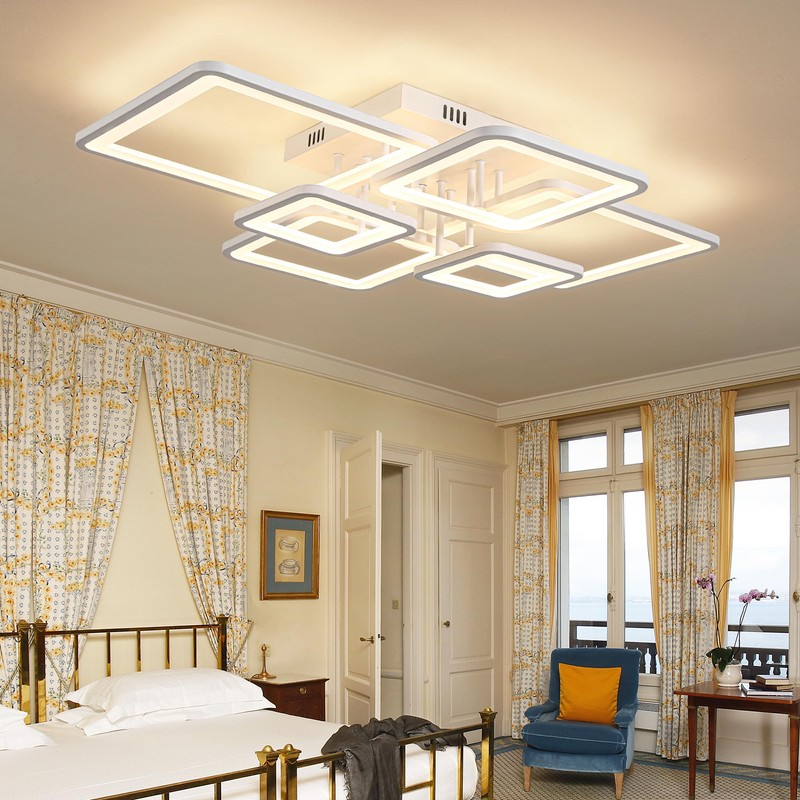 Shine LUEST LED Ceiling Lights for Bedroom Dimmable Modern 6