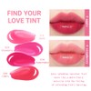 4 piezas de tinte de labios, brillo de labios de