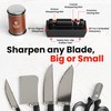 Knife Sharpener Tool, Rolling Knife Sharpener 5 in 1 Kit