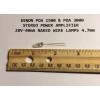 Denon (10)28V-40mA METER LAMP # 2187--MODEL POA 1500 & POA