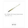WL Walker W.L. Walker Certified API Gravity HYDROMETERS 30-50.