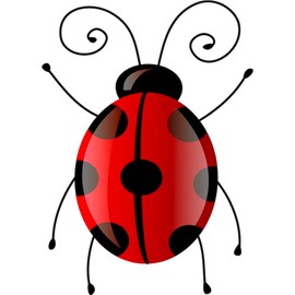 CafePress Simpleladybug Hard Cover Journal Notebook, Personal Diary