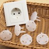 Fielect Outlet Plugs Covers Childproof Outlet Covers Protectors Electric Socket