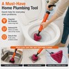 High Pressure Air Plunger for Drain Cleaning – Ergonomic Toilet