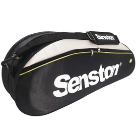 Senston raqueta de bádminton bolsa, bolsa de raqueta de tenis, solo hombro Racket Bag, de 15 Paletero, impermeable y a prueba.