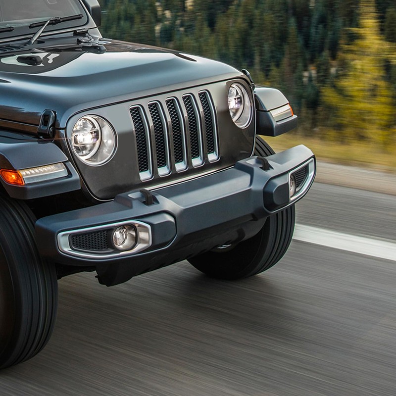 Linskip Tow Hook Covers for Jeep Wrangler 4XE JL JK