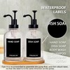 12oz Dish Soap Dispenser for Kitchen, Hand Glass Soap Dispenser
