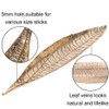 Xinzistar Incense Sticks Holder Metal Leaf Boat Incense Burner Ash