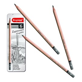 TALENS - Estuche 6 Graphite Pencils Metal Box Expression