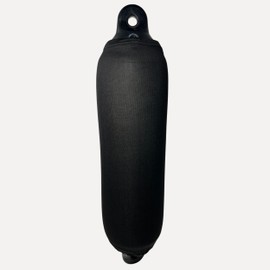 fender-design EasyCover Fender Cover for Langfender 2 Pack (Size S2/Black) - Boat Accessories Fender Socks Compatible with Polyform, Dan Fender, Ocean, Plastimo and Majoni