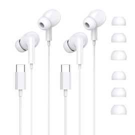 Wired Earbuds Type C Earphones Type C Earbuds Ergonomic Tangled Call Support No Delay for Commuting Work Running