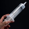 ABMRO 2 Pack 100ml Sterile Syringes for Labs, Garden Watering,