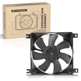 A-Premium A/C Condenser Fan Assembly Compatible with Select Suzuki Models - Aerio 2002-2007, 2.0L 2.3L - Replace# SZ3113107, 9556054G01