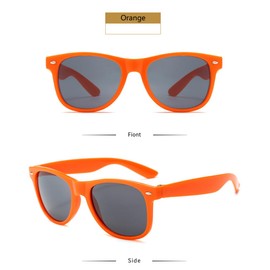 Yumatch Sunglasses Eye Shades Vintage Round Sunglasses for Men Women Classic Retro Polarized Sunglasses UV 400 Protection Ladies Sunglasses, Orange