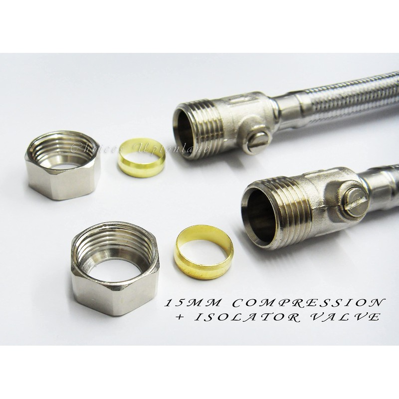 AK Monobloc Tap Tail Connector Flexible Hose M8 X 15mm