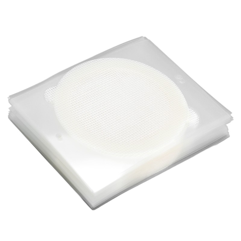 50 Pieces Floor Drain Covers Single Use Fiberglass Shower Drain