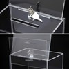 MZSX Acrylic Donation Box, 16 x 11.5 x 10 cm,