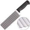 Rosenstein & Söhne Stainless Steel Wave Slicer for Potatoes and