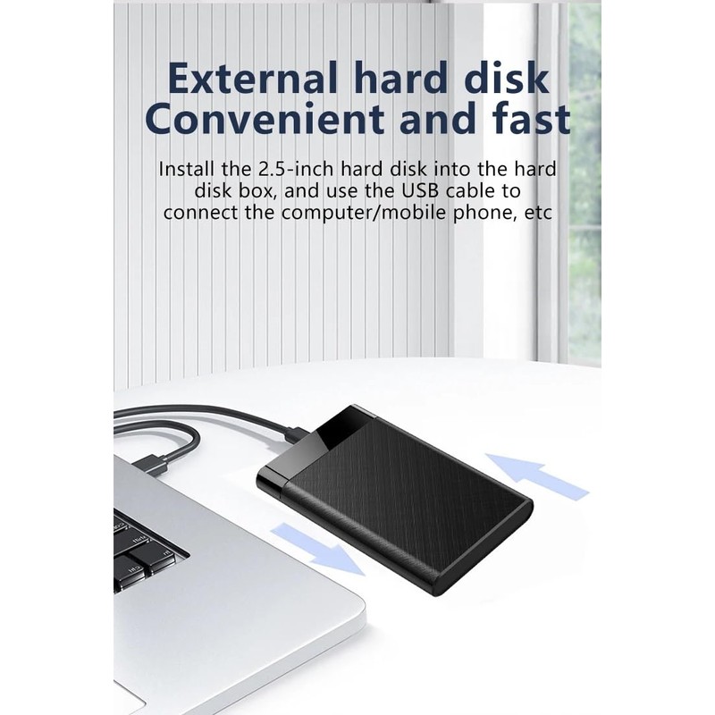 Memoz® Hard Drive Enclosure USB 3.0 to SATA 2.5" External