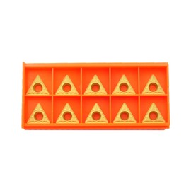 TANOMATE TCMT32.52 Tcmt16t308 Carbide Inserts CVD Coated for Semi-Finish Turning Steel Lathe Tool, 10 PCS
