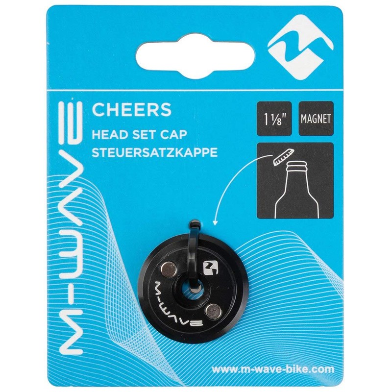 M-Wave Unisex Cheers Top Cap for Ahead Headset, Black, One