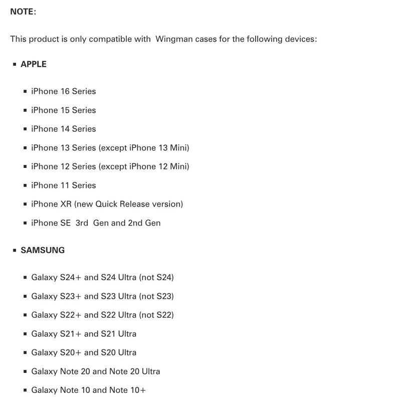 Scooch Wingman Case Replacement Kickstand - Quick Release Pop-Out Kickstand