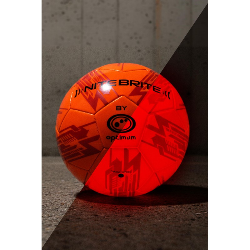 Optimum LED Light Up Football Size 5, Motion Activated for