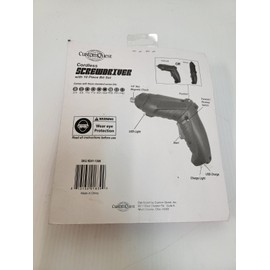 Custom Quest Cordless Screwdriver With 10-Piece Bit Set - Rechargeable 241-1366