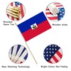 Haiti Stick Flag, Haitian Small Mini Hand Held Flags, Small