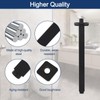 12 Inch Ceiling Mount Shower Arm - Black Shower Arm