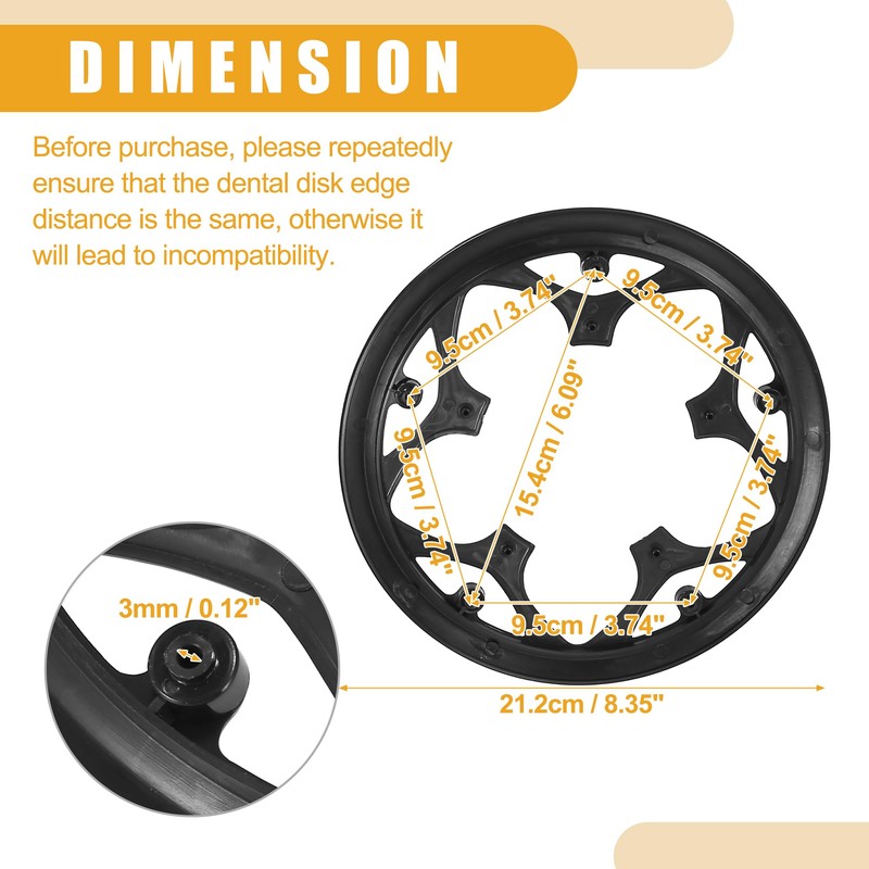 Partuto 1 Pc 9.5Cm Universal Bike Cranksets Protective Cover -
