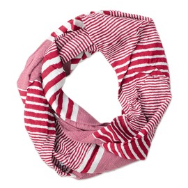 Hadley Wren Women's Game Day Sports Team Apparel Accessory Scarf or Wrap, Show Support For Your Favorite College/Pro Football or Baseball Teams - Crimson and White