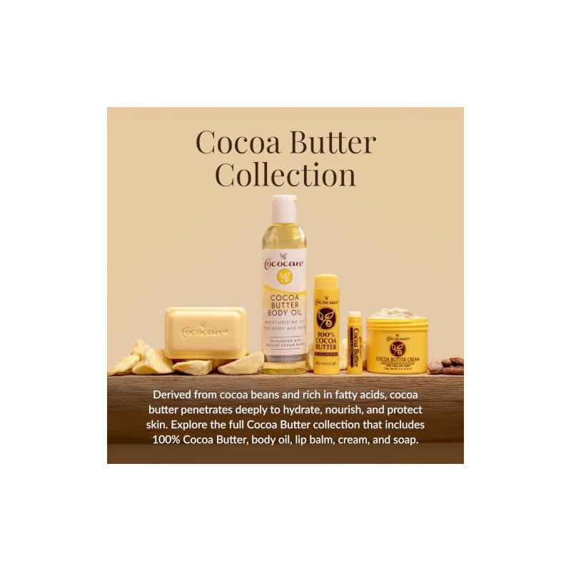 COCOCARE Bálsamo labial de manteca de cacao, 15 oz, 10
