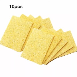 Unbranded 10Pcs Yellow Cleaning Sponge Cleaner for Electric Soldering Iron