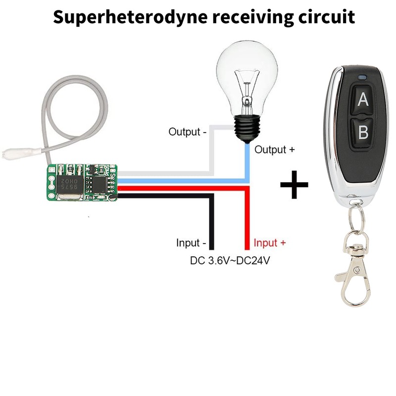 Remote Control Wireless Remote Relay Remote Transmitter and Receiver for